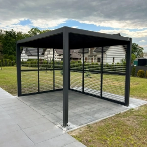 Pergola Nordvic Skyline 3x4 z panelami żaluzjowymi